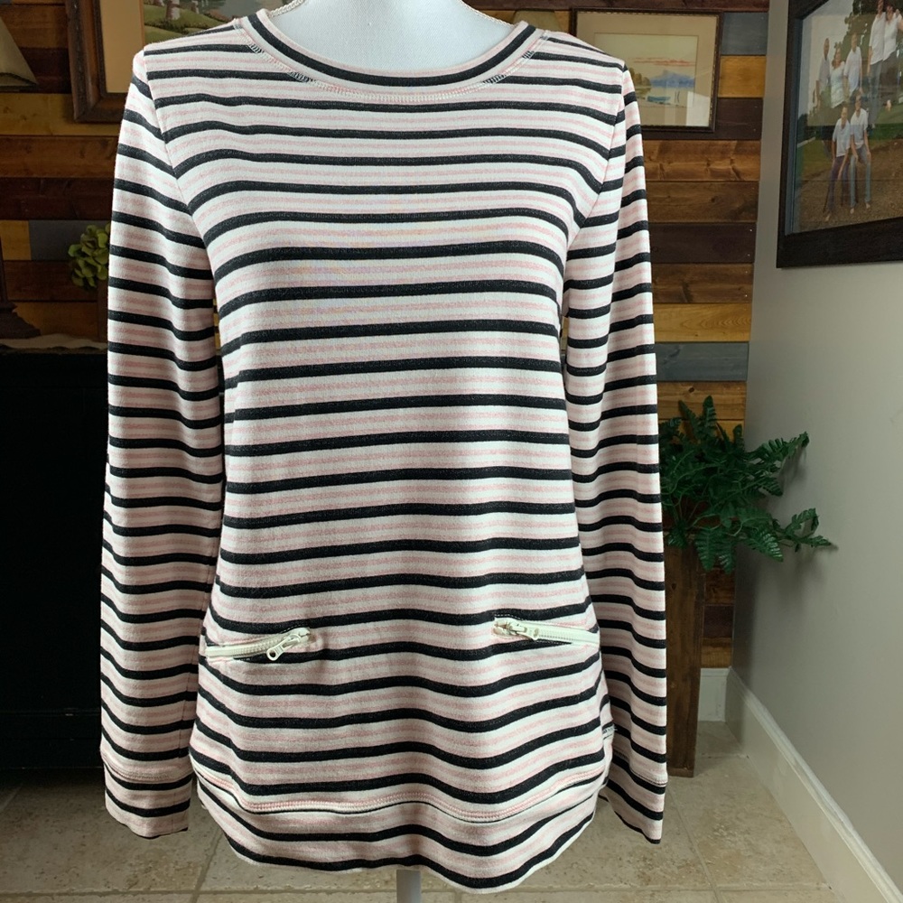 Talbots Striped Sweatshirt